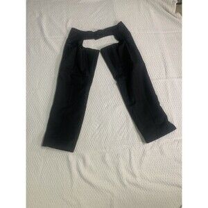 NexGen Chaps Womens Black with Embroidery Detail 4XL HEMMED READ DESCRIPTION